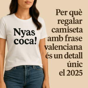 camiseta amb frase valenciana