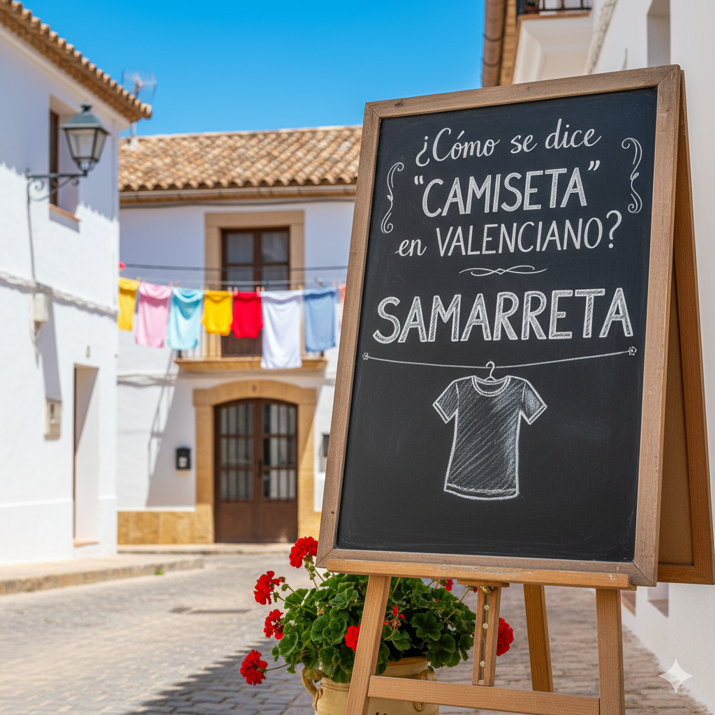 como se dice camiseta en valenciano