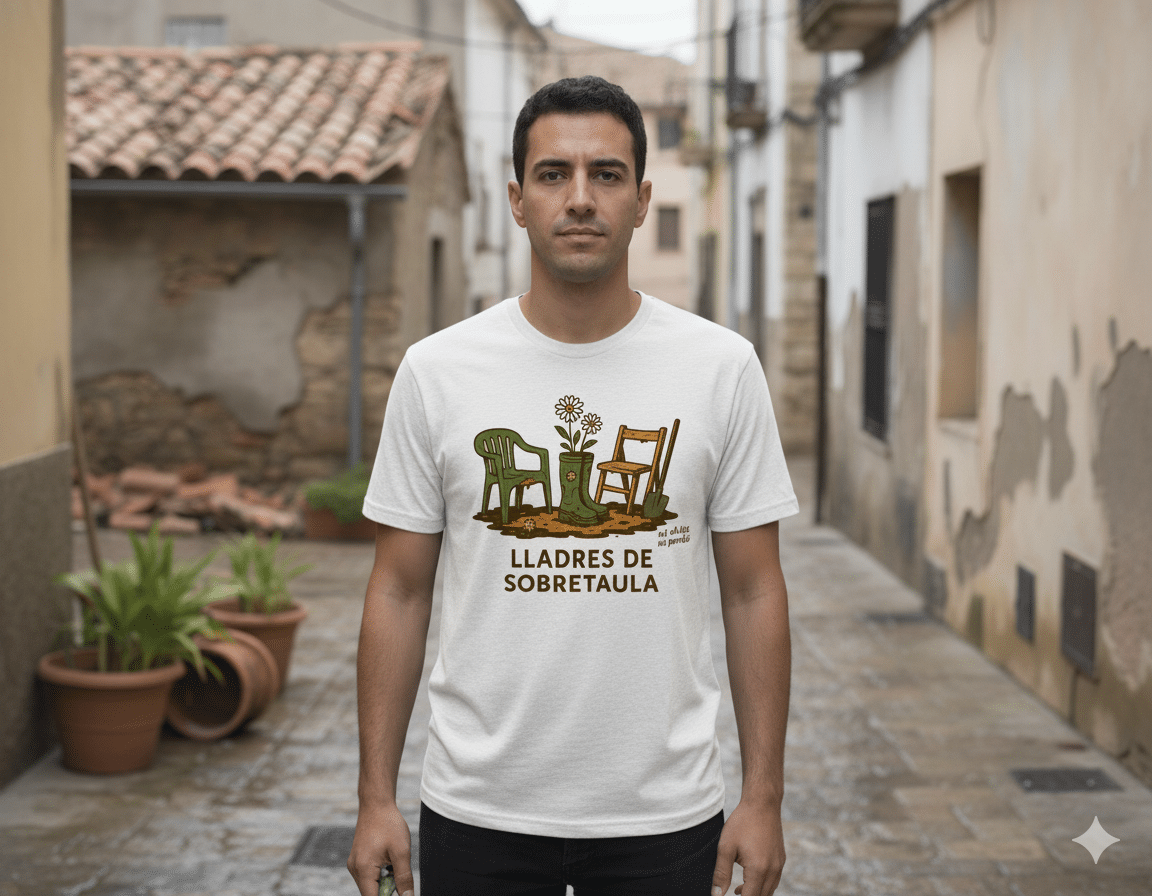 modelo amb samarreta valenciana lladres de sobretaula
